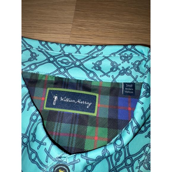 William Murray Tie One on golf polo size small NWT - Picture 2 of 3